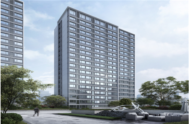杭州市首座近零能耗住宅建筑临安澳门新葡萄新京威尼斯987宸锦学府主体结顶